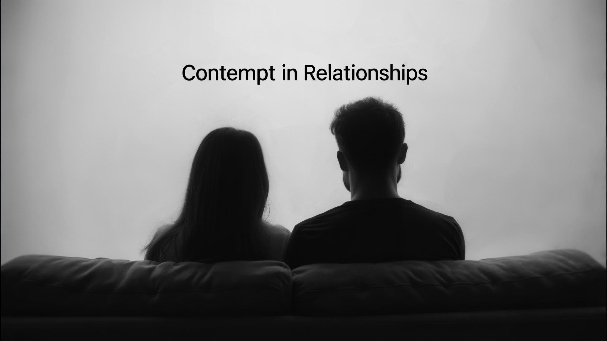 Contempt in Relationships: The Silent Relationship Killer