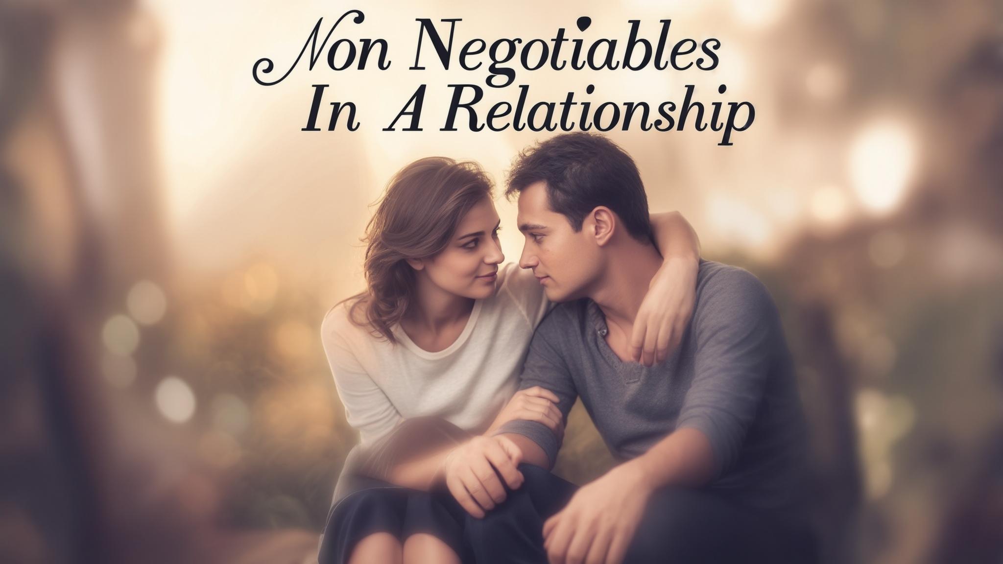 Non Negotiables In A Relationship: The Real Deal for Lasting Love